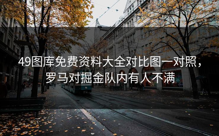 49图库免费资料大全对比图一对照，罗马对掘金队内有人不满